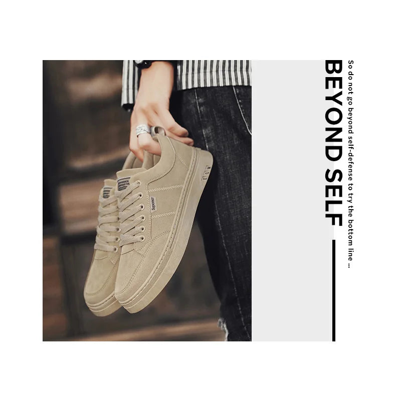 Men's Shoes 2025 New Spring Work Safety Shoes, Anti-slip, Wear-resistant, Versatile Casual Sports Work Shoes, Men's Board Shoes