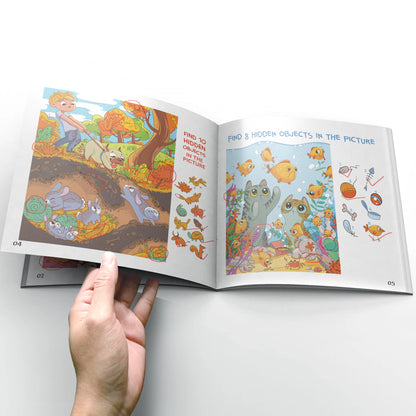 Train Concentration Skills with Hidden Object Picture Books for Kids