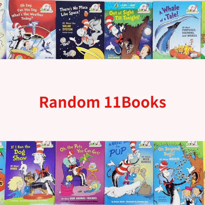 Random 11 Books Dr. Seuss Series Interesting Story Children's Picture English Books Kids Child Festival Gift Toy Enlightenment