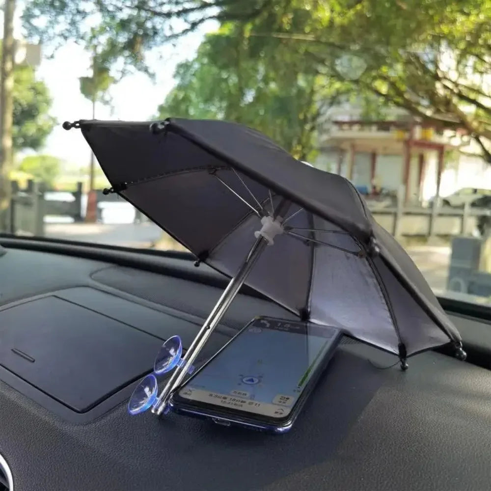 Mobile Phone Parasol Phone Umbrella For Sun Anti-Glare Sun Shade Cover Sun Shield Car Shade Visor Cell Phone Sunshade Holder