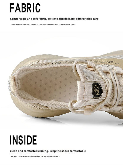 Men Sneakers 2025 Men Tennis Shoes New Fashion Spring and Summer Leisure Walking and Running Breathable Flat Bottom Gym Sports