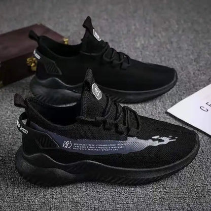 Men Sneakers 2025 Men Tennis Shoes New Fashion Spring and Summer Leisure Walking and Running Breathable Flat Bottom Gym Sports