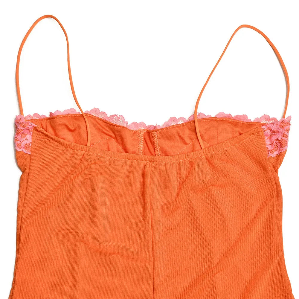 Mesh Lace Spaghetti Strap Sexy Dress Women 2024 Elegant Evening Summer Dress Backless Party Long Midi Dress Vestidos