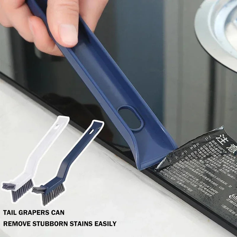 Bathroom Long Handled Brush Floor Brush Bathroom Sink Bathtub Ceramic Tile Hard Bristled Brush Cleaning Floor Seam Brush