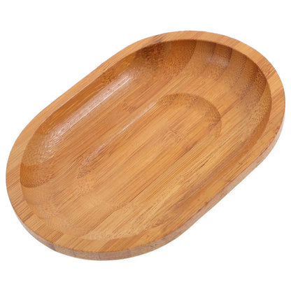 Bathroom Holder Bamboo Elegant Drainage System Versatile Fit Shower Dish Bar of Non Rustic Tray Portable Soap Box