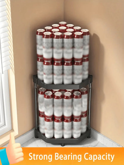 Kitchen Seasoning Shelf Spice Countertop Corner Stands Easy To Clean Space Saving Chopstick Organizer Housewear & Furnishings