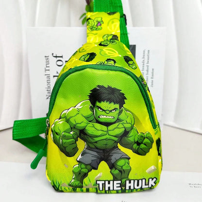 Spider Man Sling Chest Bag, Cartoon Anime Crossbody Bag, Fashionable Casual Shoulder Bag with Coin Purse for Daily Travel