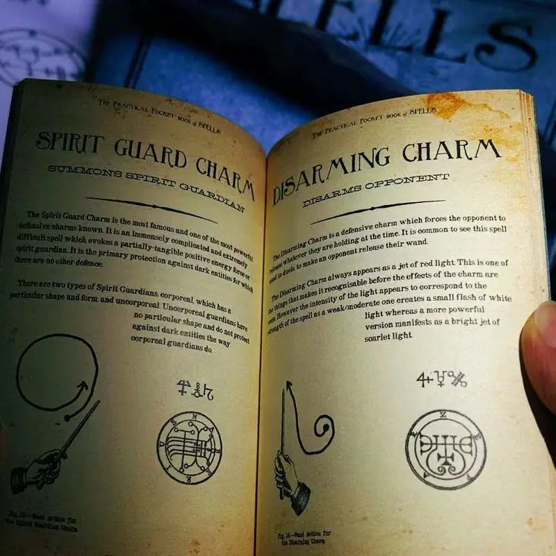 Retro scrapbook book, magic herb manual, astrology book, diary, spell recording story, magic book, children's gift