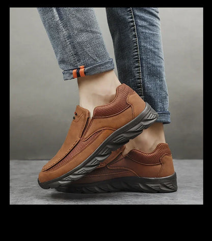 Men Walking Shoes Loafers Sneakers men 2024 New Fashion Handmade Retro Leisure Loafers Shoes Zapatos Casuales Hombres Men Shoes