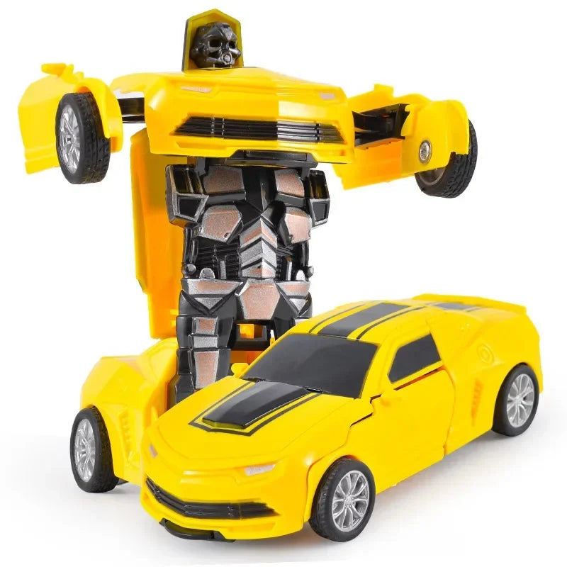 Transforming Inertial Car with Collision Technology: Autobot Robot Car for Boys