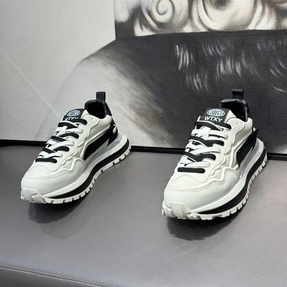 أحذية رياضية رجالية أحذية رياضية بنعل سميك أحذية رياضية كاجوال رياضية وترفيهية أحذية بدون كعب مقاومة للانزلاق