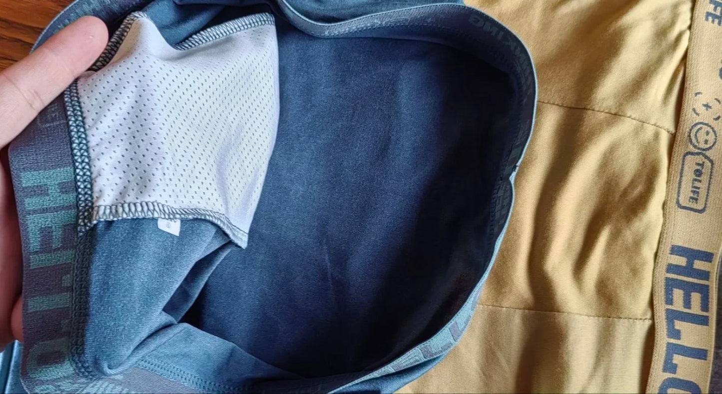 6Pcs Men Underwear Boys Cotton Underpants Male Pure Men Panties Shorts Breathable Boxer Shorts Comfortable soft Plus size