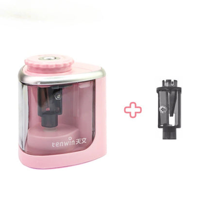 Portable Pencil Sharpener Electric Manual 2 in 1 Automatic Pencil Sharpener Kids Adults Auto Pencil Sharpener Stationery
