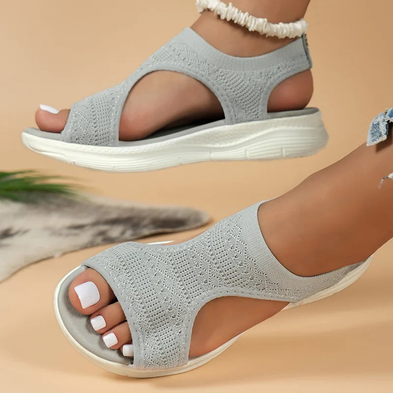Women's Shoes Summer 2024 Comfort Casual Sport Sandals Women Beach Wedge Sandals Women Platform Sandals Roman Sandals Plus Size