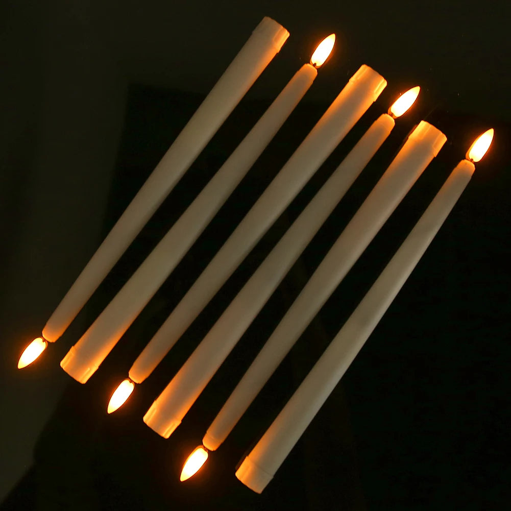 12/24Pcs Flameless LED Candle Battery Operated Flickering Candle For Home Christmas Party Wedding Decoration Tealight Candles