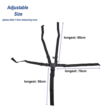 Baby Five Points Safety Belts Lunch Seat Car Sleeping Fixed Belts Toddler Protection Universal Belt Baby Stroller Accessories