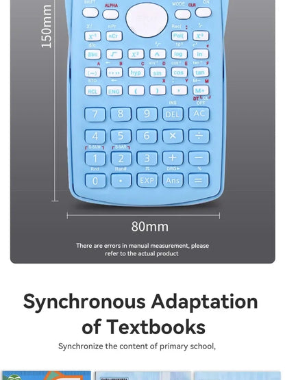 Multifunctional Scientific Calculator Student Simple Portable Big Screen Function Calculator Stationery School Office Supplies