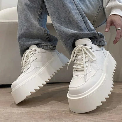 Men's Shoes Spring Autumn New Men Thick Soled Casual Sneakers High Quality Comfortable Soft Board Shoes Versatile Zapatos Hombre