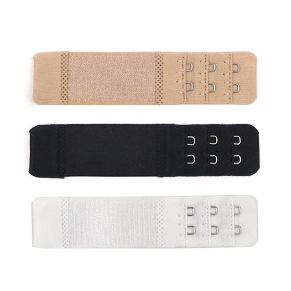 3/4/6/8pcs Bra Extender for Women's Elastic Bra Extension Strap Hook Clip Expander Adjustable Belt Buckle Intimates Accessories