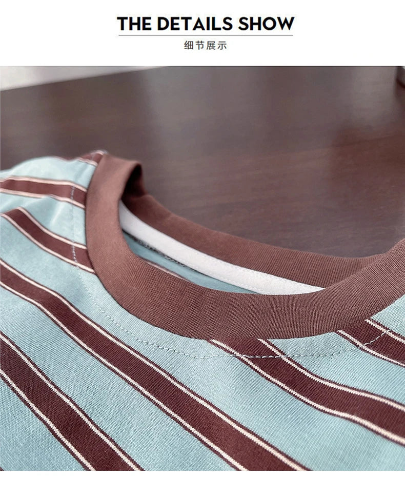 Kids Boys Striped Clothes Sets Baby Tee Shirt + Pants Infant Toddler Children Wear T-shirt + Shorts Outfits Suits 1-4 Years
