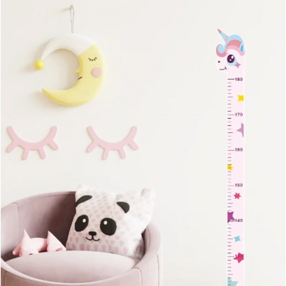 1PC wall sticker measuring instrument ruler for measuring height, cartoon height sticker wallpaper can be removed