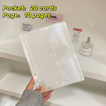 10pcs 1-4 Grids Transparent Inlay Idol Card Collect Book Inner Page Inner Kpop Binder Photocard Holder Photocard Binder 포토카드 바인더