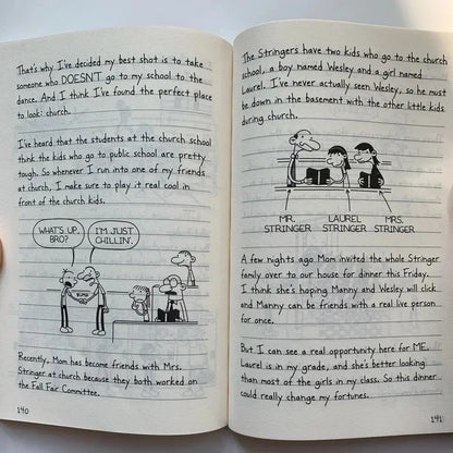 Full Set 16 Books Diary of Wimpy Kid English Book Diary of Wimpy Kid Boxed Children's Fiction Books