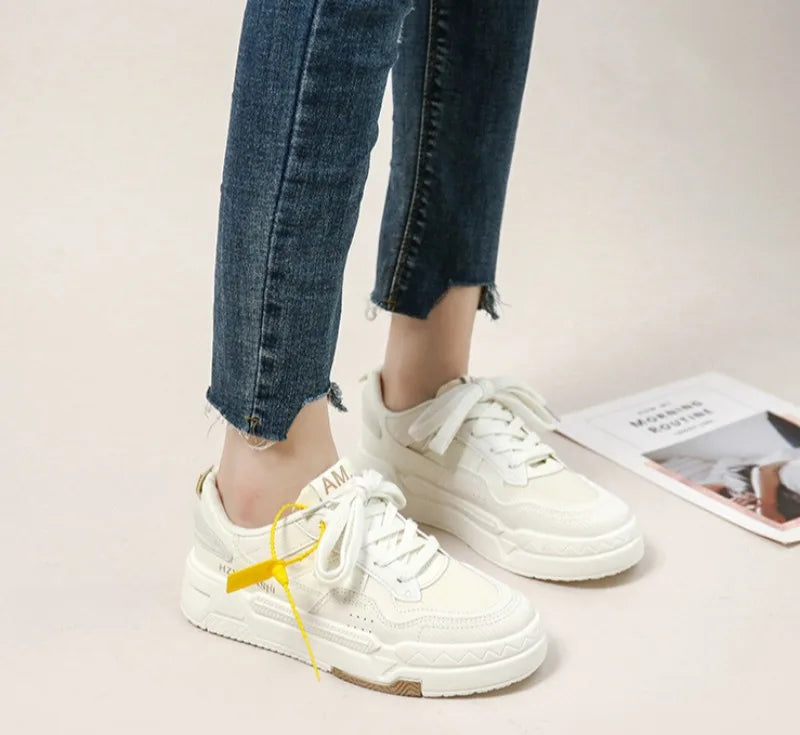 2025 New Women Shoes High Quality Original All-match Platform Casual Sneakers Trends Sweet American Fashion Student Boards Shoes
