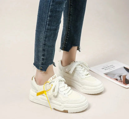 2025 New Women Shoes High Quality Original All-match Platform Casual Sneakers Trends Sweet American Fashion Student Boards Shoes