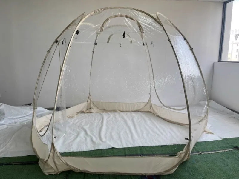 Outdoor Transparent Panoramic Tent Creative Windproof Courtyard Dinner Dome Camping Tents Family Travel Parties Equipment