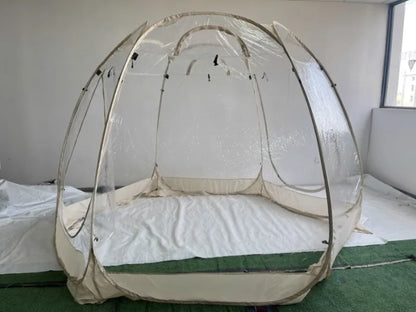 Outdoor Transparent Panoramic Tent Creative Windproof Courtyard Dinner Dome Camping Tents Family Travel Parties Equipment