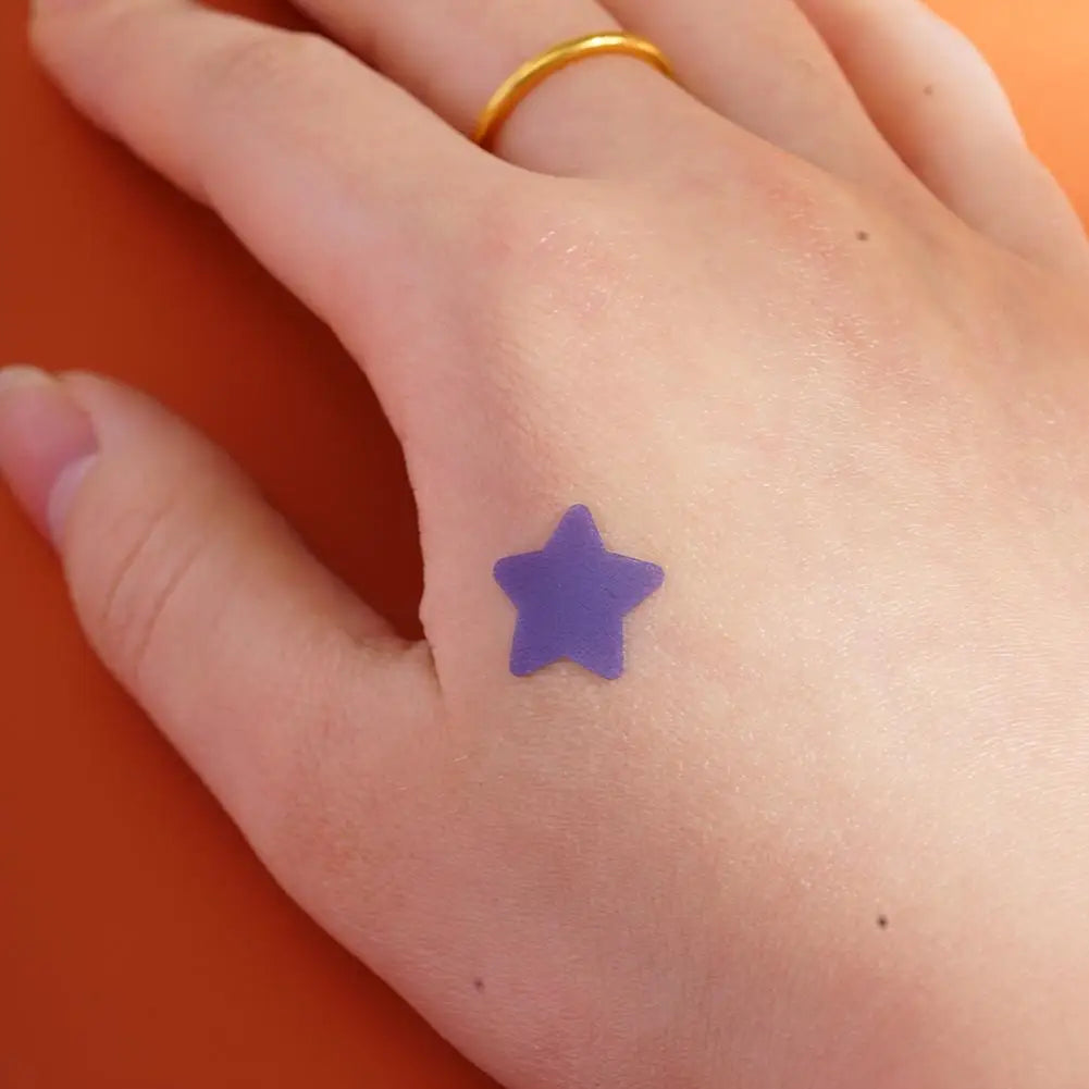 40pcs Colorful PE Pimple Patches Cute Star Shaped Pimple Cover Sticker Invisible Pimple Cover Removal Pimple Patch
