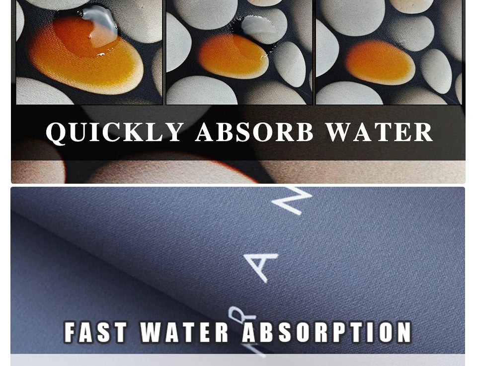 Bathroom Floor Mat Water-absorbing Non-slip Dirt-resistant Carpet Flower Diatom Mud Special-shaped Rug Door Home Decoration Mats