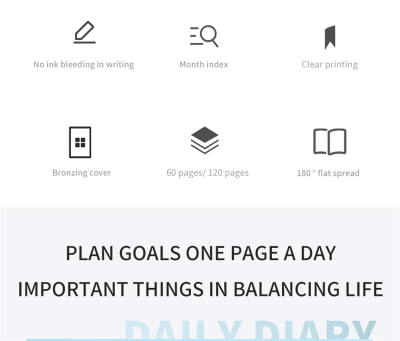 365-Day 2025 Portable A7 Pocket Planner Pu Cover Daily Weekly Schedule Notebook Calendar Journal School Office Supplies Agenda