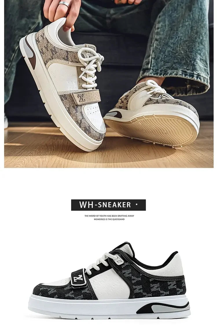 Men's Shoes Autumn Casual Shoes Soft Soled Sports Shoes New Trend Help Breathable Non-slip Board Shoes Fashion Shoes Board Shoes