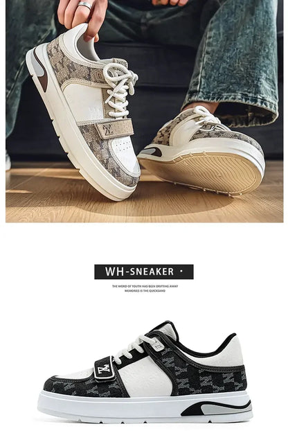 Men's Shoes Autumn Casual Shoes Soft Soled Sports Shoes New Trend Help Breathable Non-slip Board Shoes Fashion Shoes Board Shoes