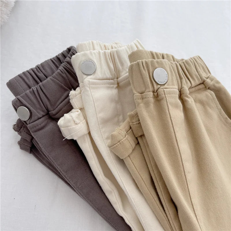 Kids Pants Kids Clothes Slacks Boys Girls Pants Foreign Style Korean Pants Autumn Spring Clothes for Kids