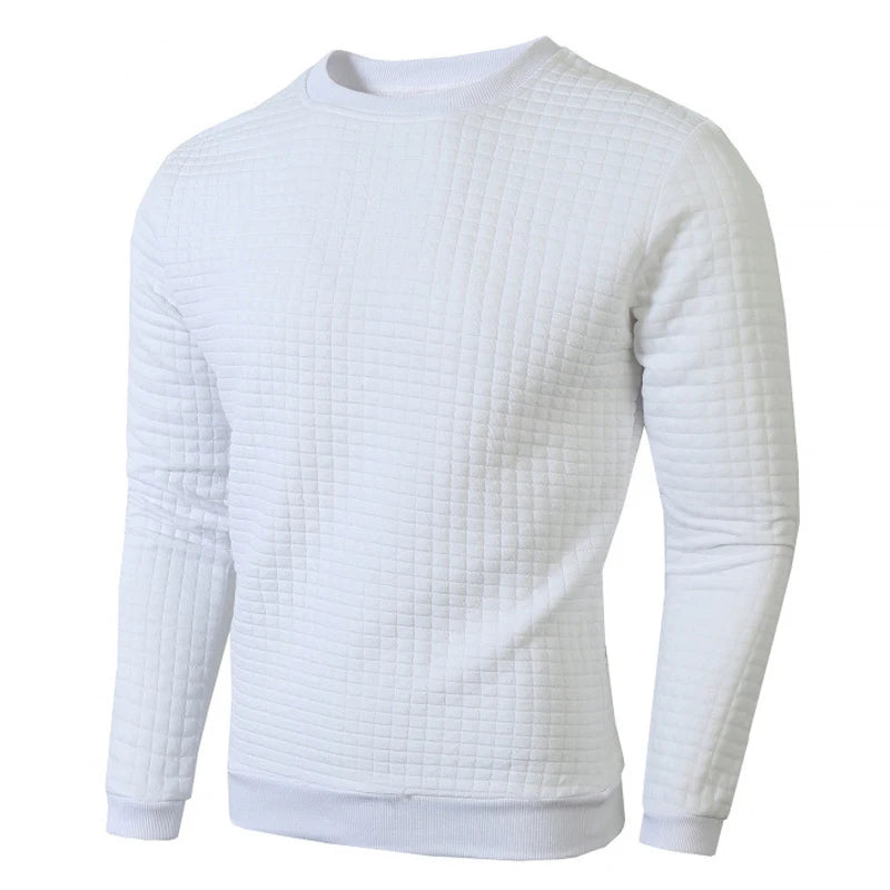 Animal Game Men's Crew Neck Sweatshirts Solid Color Large Pullover Outerwear Outdoor Jogging Tops Casual Streetwear Basic Top