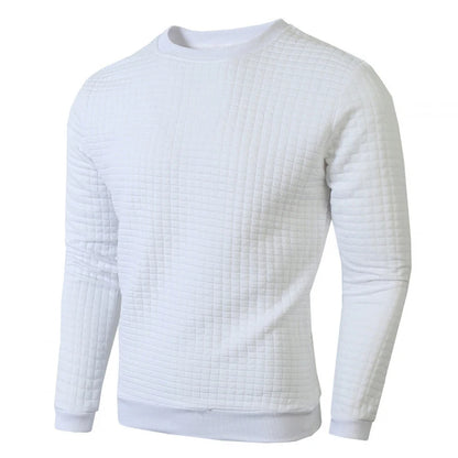 Animal Game Men's Crew Neck Sweatshirts Solid Color Large Pullover Outerwear Outdoor Jogging Tops Casual Streetwear Basic Top