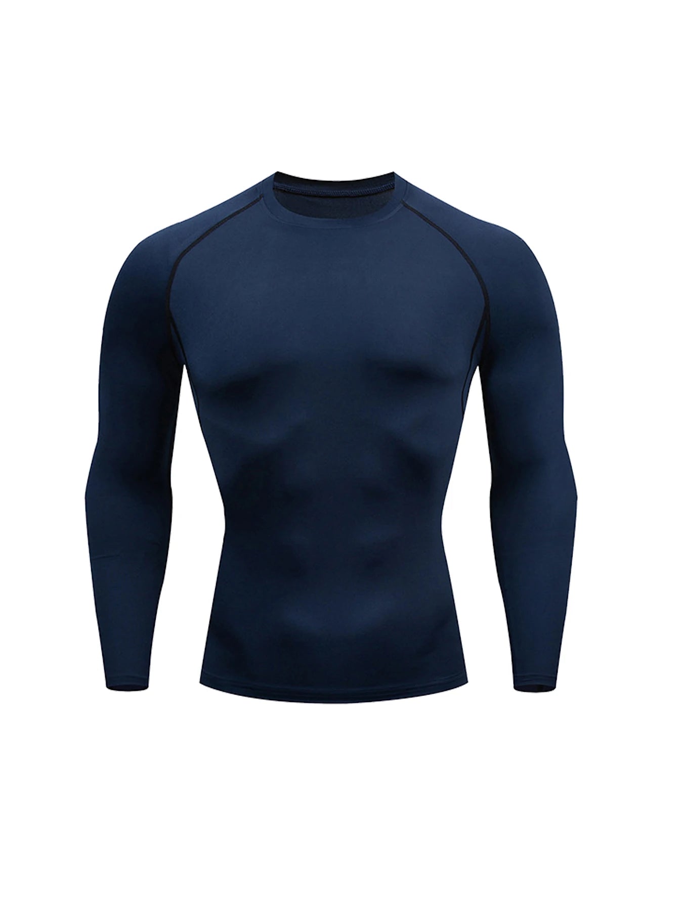 Men Compression Running T-shirt Fitness Tight Long Sleeve T-shirt Quick Dry Bodybuilding Jogging Tracksuit Homme Athletic Shirts