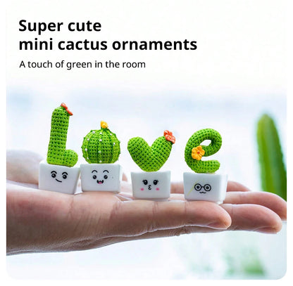 1 Set Of 4 Mini Succulent Set Artificial Succulent Succulents Plants Live Green Faux Succulants Dining Room Table Decor Doll Hou