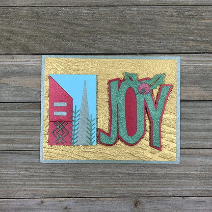 Christmas Tree Cabin Combination Metal Cutting Dies for DIY Scrapbooking Paper Card Craft Decoration Background Album Making