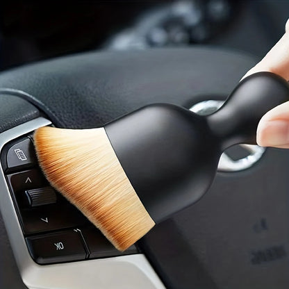 2 Pcs Car Interior Dust Sweeping Soft Brush Car Washing Tool Multifunctional Keyboard Gap Car Dust Brush Cleaning Brush