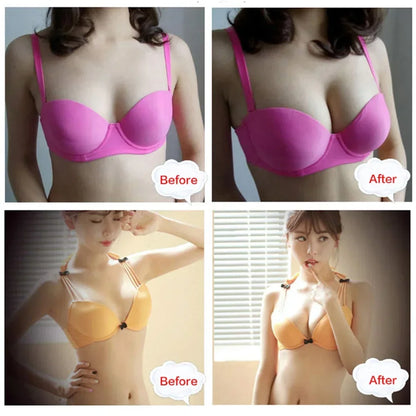Chest Push Up Sticky Bra Thicker Sponge Bra Pads Breast Lift Up Enhancer Silicone Removeable Inserts Swimsuit Invisible Bra
