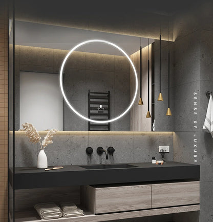 Bathroom Cabinet Smart Mirror Cabinet Slate Ceramic Integrated Washbasin Bathroom Vanity Cabinet with Sink Bathroom Furniture