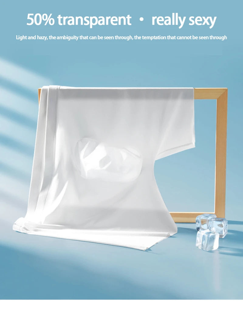 1pc Mens Boxers Shorts Ice Silk Men Panties Seamless Sexy Underwear Man Underpants Panties Male Antibacterial Breathable Briefs