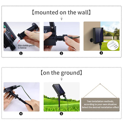 Leather LED Solar String Fairy Lights 100M Christmas Lights Waterproof Outdoor Garland High-Power Solar Lamp For Garden Decor