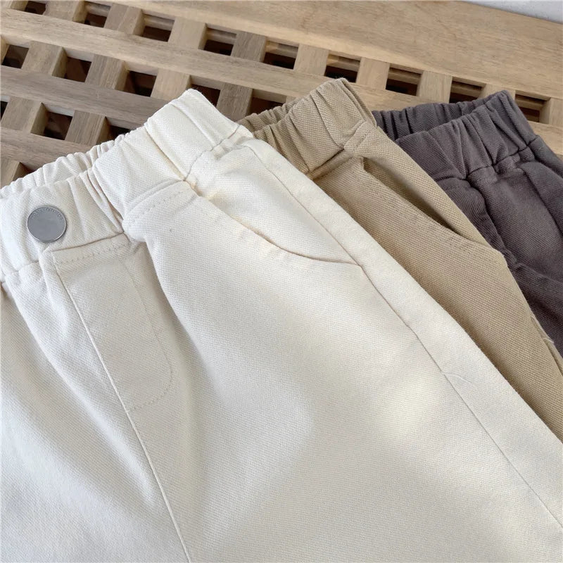 Kids Pants Kids Clothes Slacks Boys Girls Pants Foreign Style Korean Pants Autumn Spring Clothes for Kids