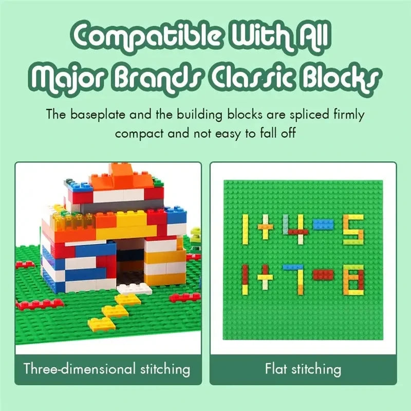 32x32 16x16 Dots Styles Plastic Assembly Blocks Base Plates Figures City Classic Toys Building  Baseplates  For Children Gift