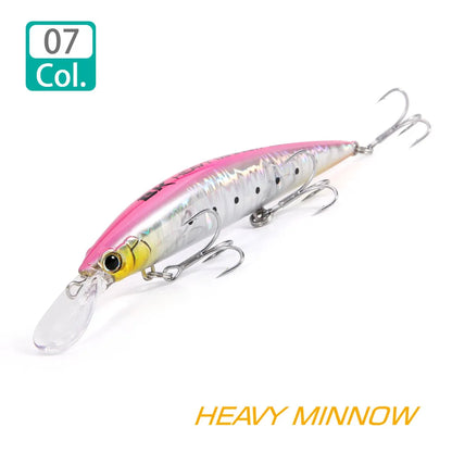 FSTK New Heavy Sinking Minnow 110S 37g 90S 28g 70S 16g Saltwater Long Casting Distance Fishing lures Sea Artificial Bait